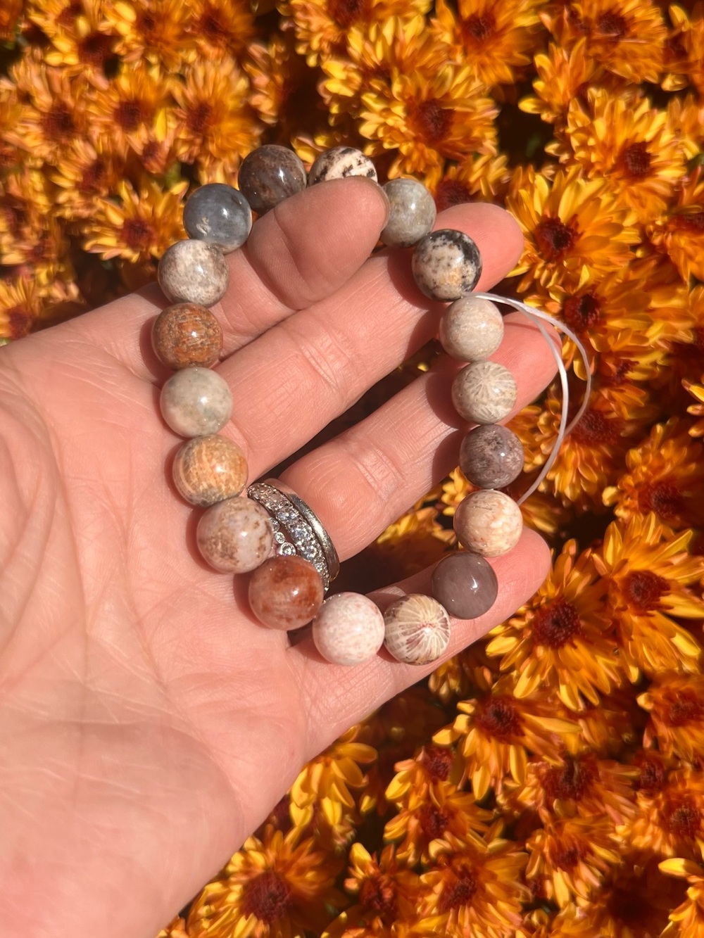 Coral (1) Jade bracelet | crystal